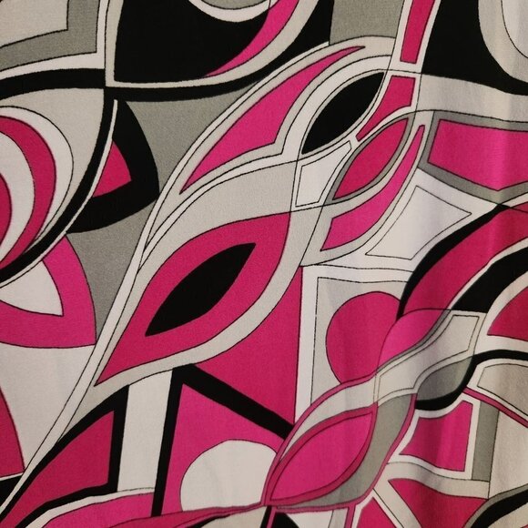 Michael Michael Kors Pink Swirl Sheath Dress Size 10 - Picture 4 of 6